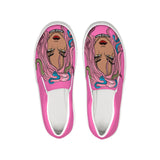 Pink Slip-On Canvas Shoe