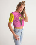 Spell Twist-Front Cropped Tee