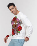 Spoiled Collection Men's All-Over Print Classic French Terry Crewneck Pullover