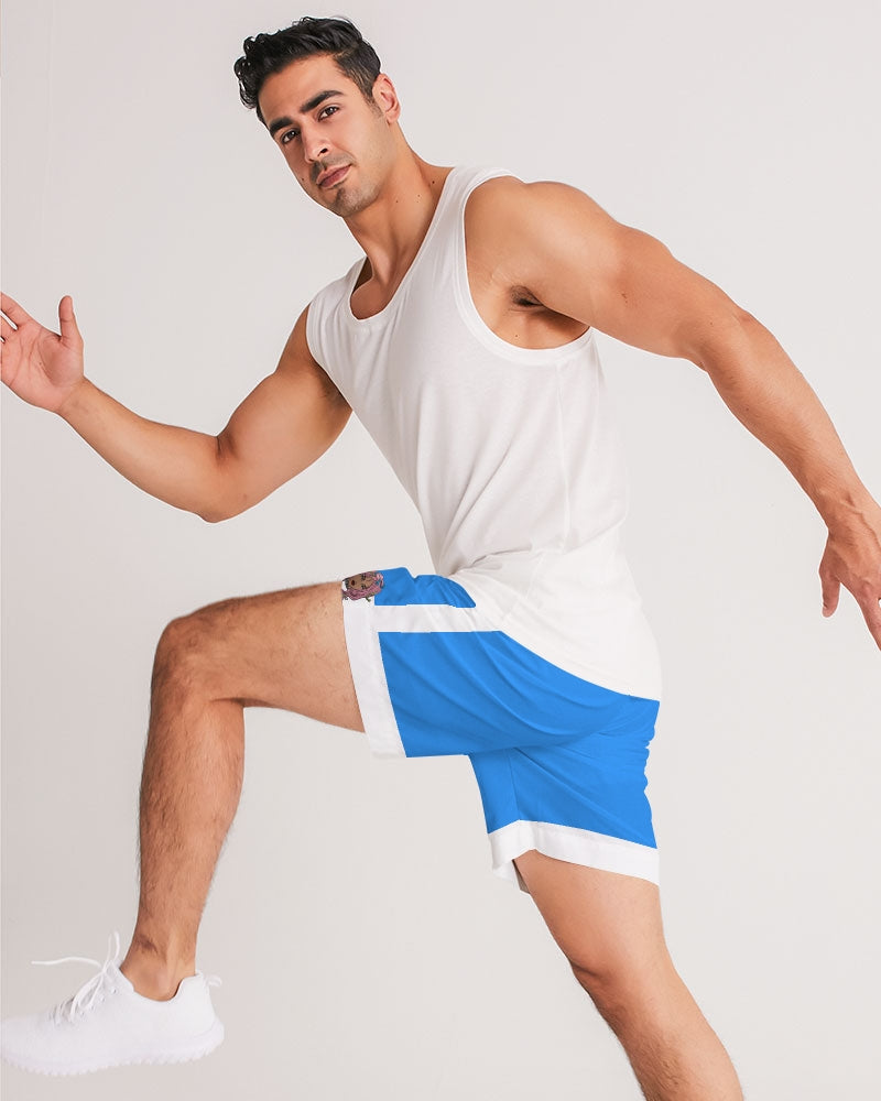 Blue  Men's Jogger Shorts
