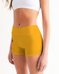 Women's Fitness -Covered in Gold  Yoga Shorts