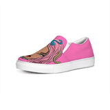 Pink Slip-On Canvas Shoe