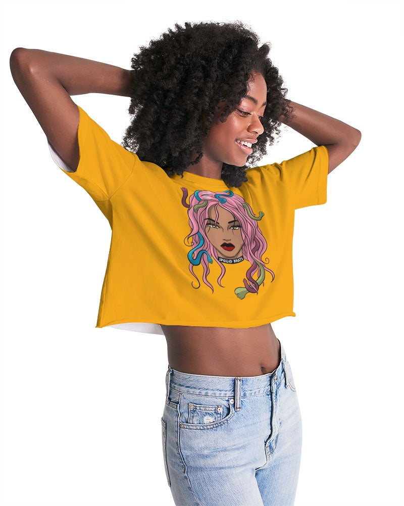 Golden Cropped Tee