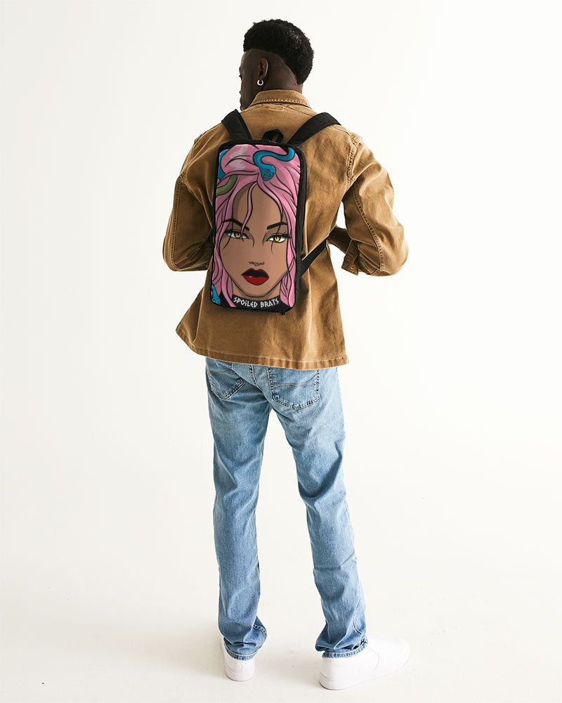 black Slim Tech Backpack