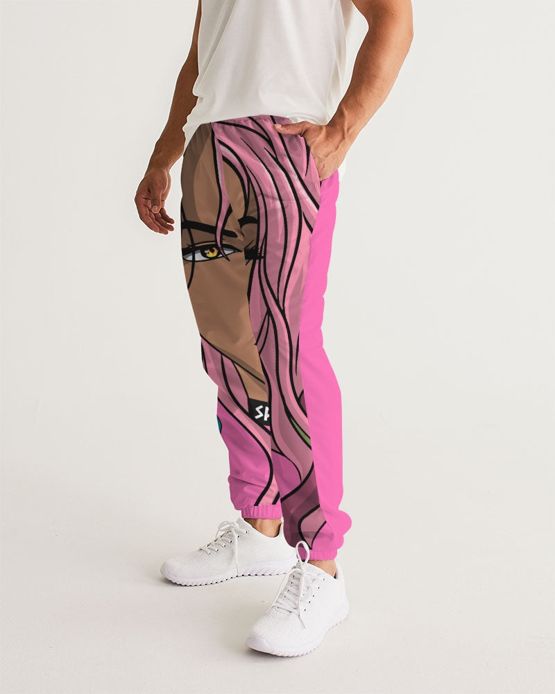 Men's Track Pants-pink